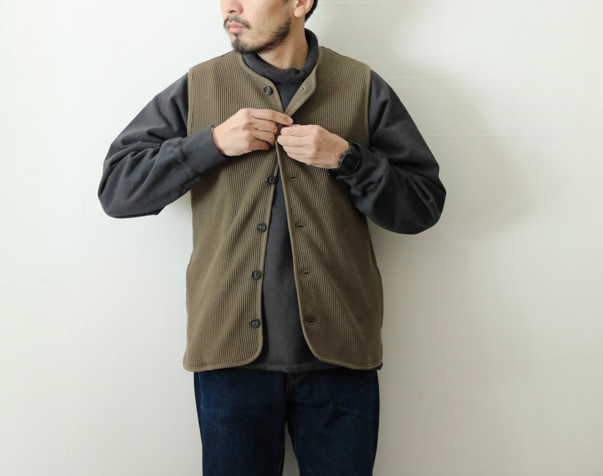 UNISEX / SPINNER BAIT / コットンワッフルベスト / 216CW | L UNISEX / SPINNER BAIT / コットンワッフルベスト / 216CW | L