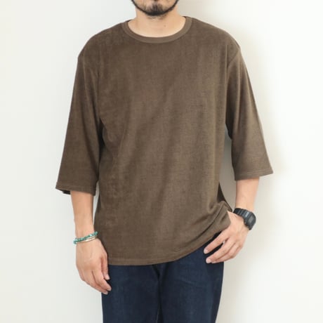 UNISEX / SPINNER BAIT / インド超長綿パイル五分袖 / 1141CP