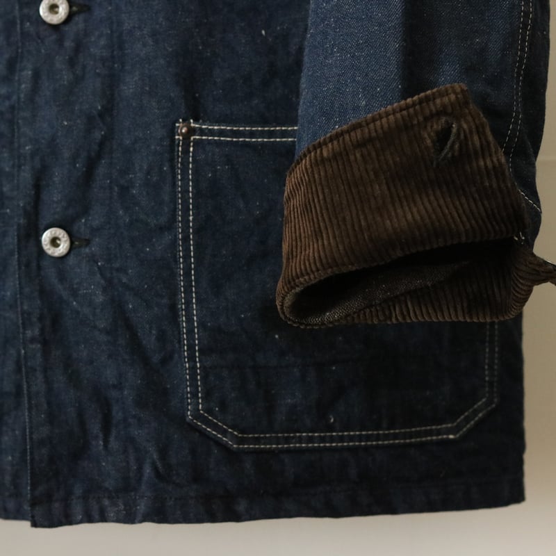 FOB FACTORY デニムカバーオール　ブランケット付 FOB FACTORY FOBファクトリー ブランケットライナー デニムチョア