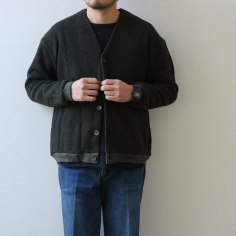 UNISEX / SPINNER BAIT / リブカーディガン アイスランディックウール / 212IK