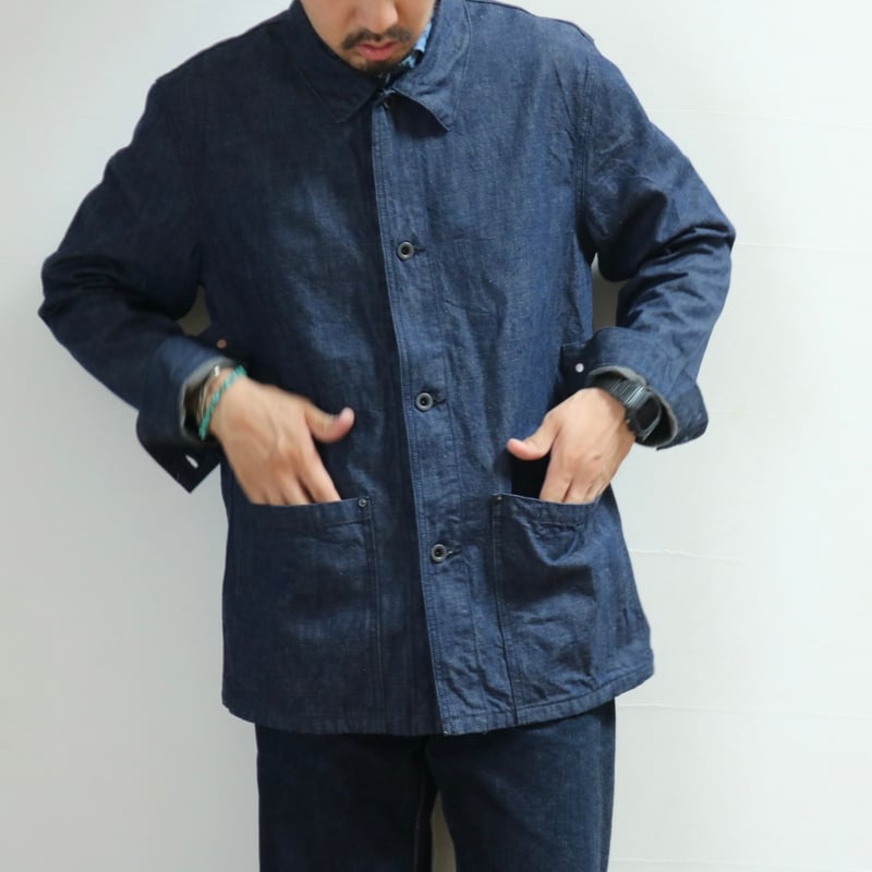 FOB FACTORY / DENIM COVER ALL / F2447 | LINKS O