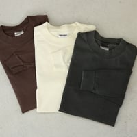 SHAKA WEAR / CUSTOM 7.5oz MAX HEAVYWEIGHT LONG SLEEVE GARMENT DYE / DC-SW002