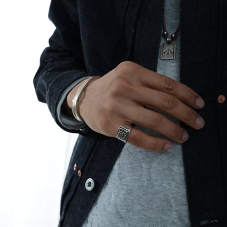 UNISEX / ナバホ族 Bruce Morgan × RIVER MAIL × LINKS / 14K Signature Star Ring