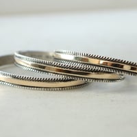 UNISEX / ナバホ族 Bruce Morgan / #6SQ プレーン(14K) プレー UNISEX / ナバホ族 Bruce Morgan / #6SQ プレーン(14K) プレー