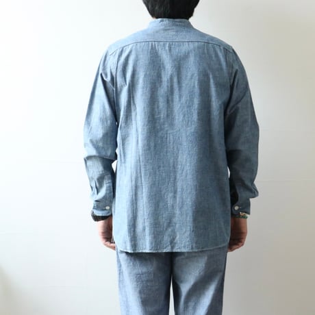 UNISEX / FOB FACTORY / BAND COLLAR SHIRT / F3428