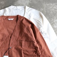 amne / LINEN KERSEY cardigan