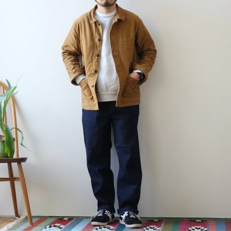 UNISEX / FOB FACTORY / DENIM TRACK PANTS / F0508