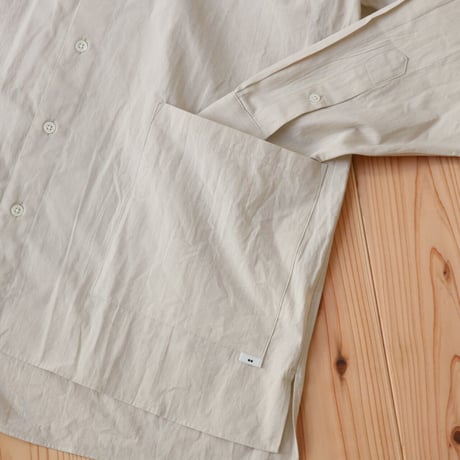 UNISEX / amne / CHAMBRAY covered shirts B.D / amn-SH-037