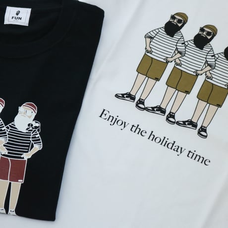 FUN for modem design / ENJOY THE HOLIDAY TIME TEE / F-24020511
