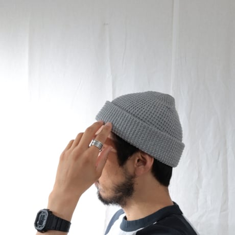 UNISEX / cableami / LINEN-LIKED FINISHED COTTON W/CAP / 022-26SS