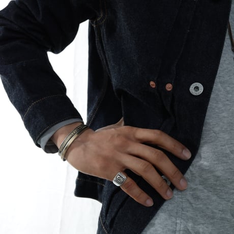 UNISEX / ナバホ族 Bruce Morgan × RIVER MAIL × LINKS / 14K Signature Star Ring