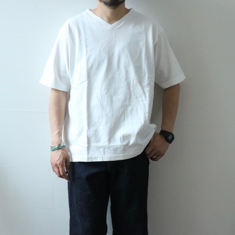 M.I.D.A. / PIGMENT DYED V-NECK TEE / M231502 |  