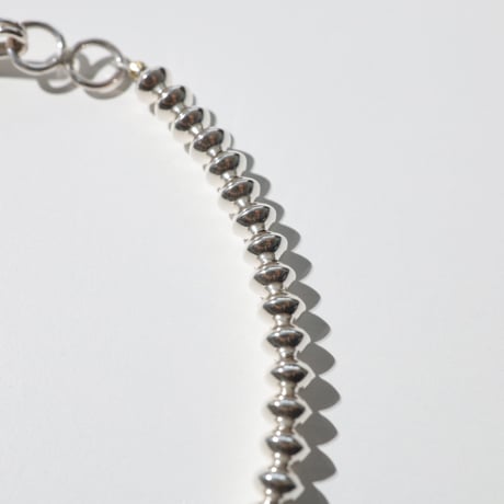 UNISEX / "RIVER MAIL'' Jewelry / ソロバンシルバービーズ ブレスレット