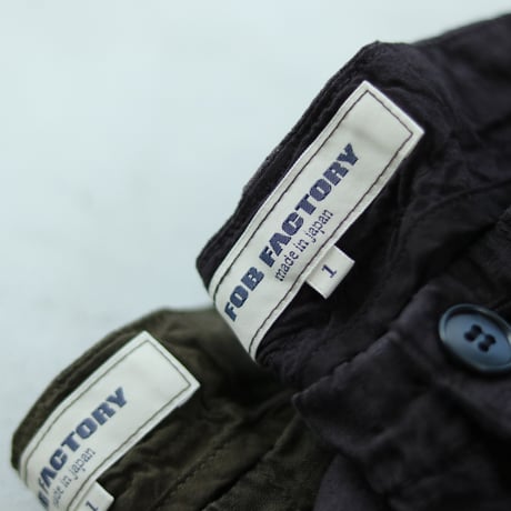 UNISEX / FOB FACTORY / HEMP EASY PANTS / F0539