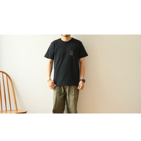 UNISEX / modem design / USA cotton Tee ''swimming now'' / M-2301058