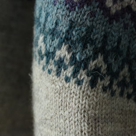 Mars Knitwear / BRITISH WOOL FAIRISLE SWEATER