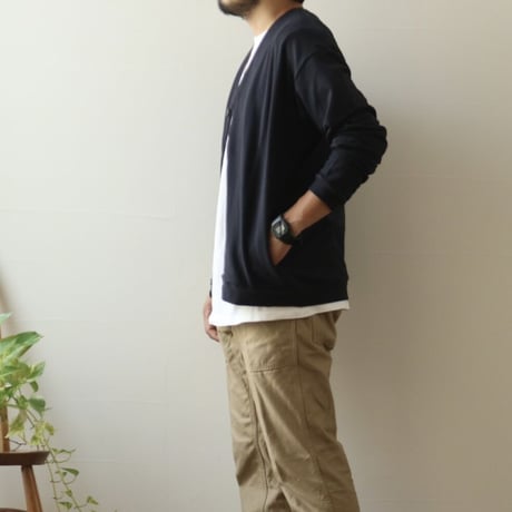 UNISEX / SPINNER BAIT / リブカーディガン ミニ裏毛 / 212MU