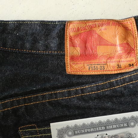 FOB FACTORY / SELVEDGE XX 5P / F151-23