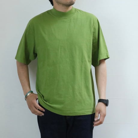 UNISEX / LOS ANGELES APPAREL / OVERSIZED SHORT SLEEVE HIGH MOCKNECK T-SHIRT / 1825GD