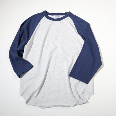 UNISEX / WALLA WALLA SPORT / 3/4 BASEBALL TEE ASH 2-TONE