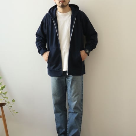 UNISEX / SPINNER BAIT / ラグランZIPパーカー オーガニックコットン裏毛 / 215OU