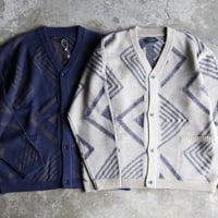 modem design / JACQUARD KNIT CARDIGAN