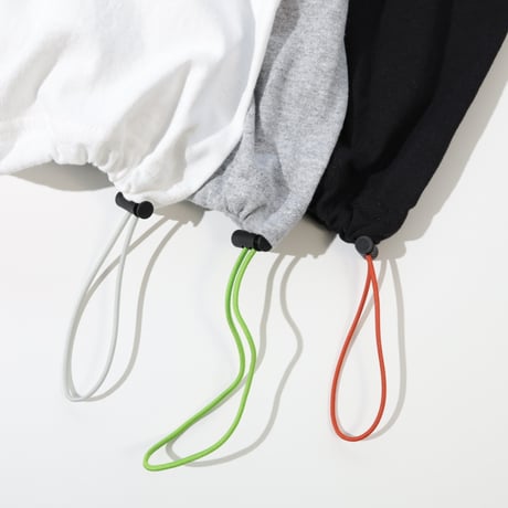 UNISEX / LIFEWEAR / Mock Neck Long Sleeve T-Shirt Draw Cord Custom Wash Tumbler