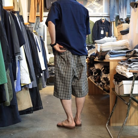 UNISEX / BAGGY SPORTS / BAGGY CHECK SHORTS / BA-005