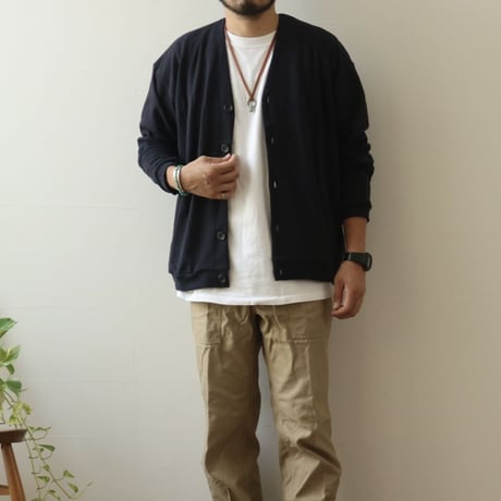 UNISEX / SPINNER BAIT / リブカーディガン ミニ裏毛 / 212MU