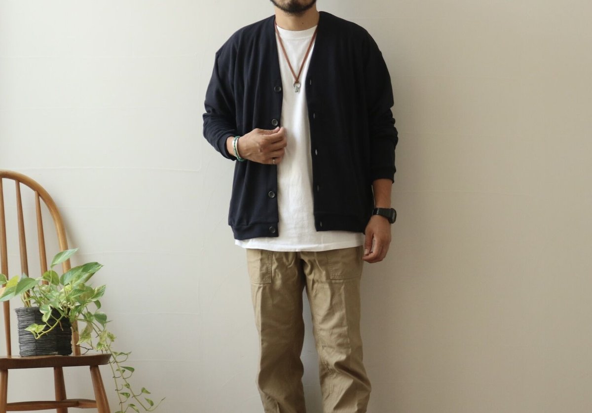 UNISEX / SPINNER BAIT / リブカーディガン ミニ裏毛 / 212MU |