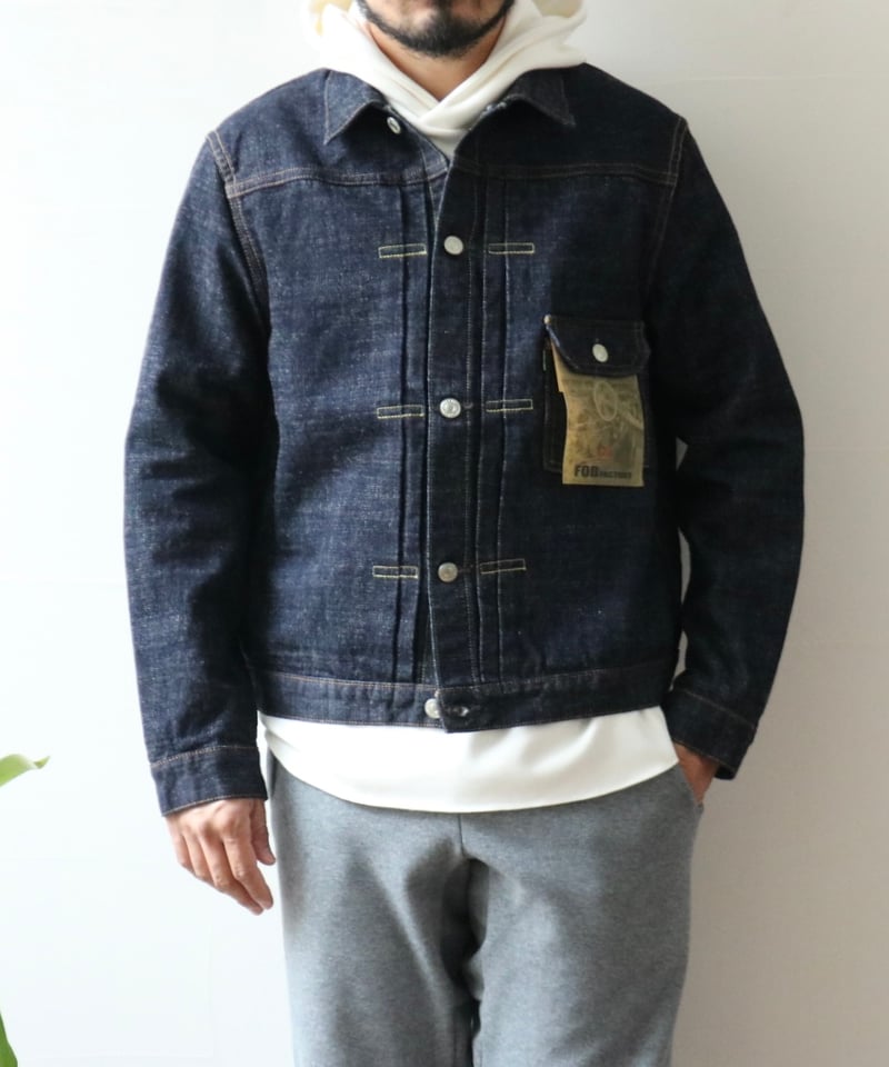 F.O.B FACTORYG-3 DENIM 1st JK サイズ38 F.O.B FACTORYG-3 DENIM 1st JK サイズ38 - メルカリ