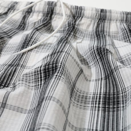 UNISEX / BURLAP OUTFITTER / SEERSUCKER PLAID TRACK PANT / BO060127