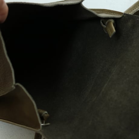 UNISEX / ''LINKS'' ORIGINAL / LEATHER FLAP BAG (中)