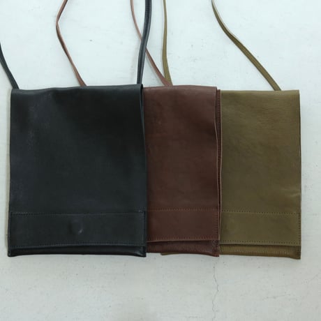 UNISEX / ''LINKS'' ORIGINAL / LEATHER FLAP BAG (中)