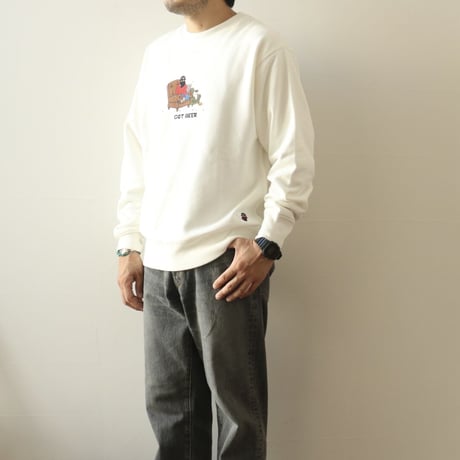 UNISEX / modem design / L/S Crew Sweat ''GOT BEER'' / F-23051553
