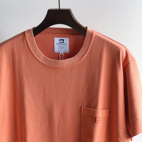 Branchworks / エメラルド天竺 POCKET EMB TEE