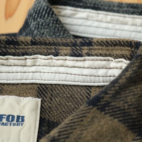 FOB FACTORY / NEL CHECK WORK SHIRT / F3497