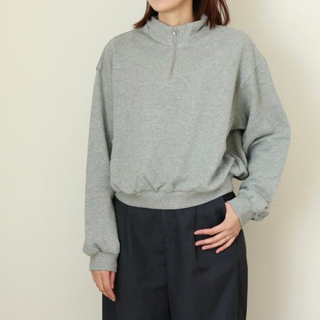 WOMAN / SETTO UTILITY / HALF ZIP SWEAT / STSW0004