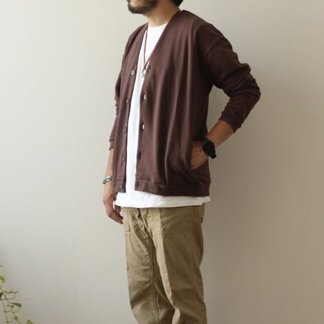 UNISEX / SPINNER BAIT / リブカーディガン ミニ裏毛 / 212MU