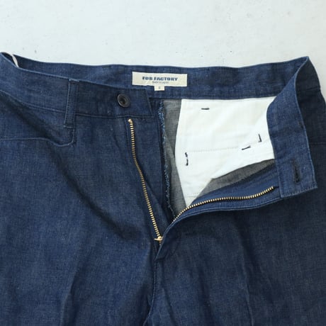 UNISEX / FOB FACTORY / DENIM FRISKO PANTS / F0531