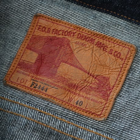 UNISEX / FOB FACTORY / SELVEDGE DENIM 3rd JKT / F2444