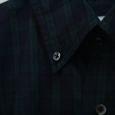D.C.WHITE / IVY B.D. Poplin -Black Watch- / D253653