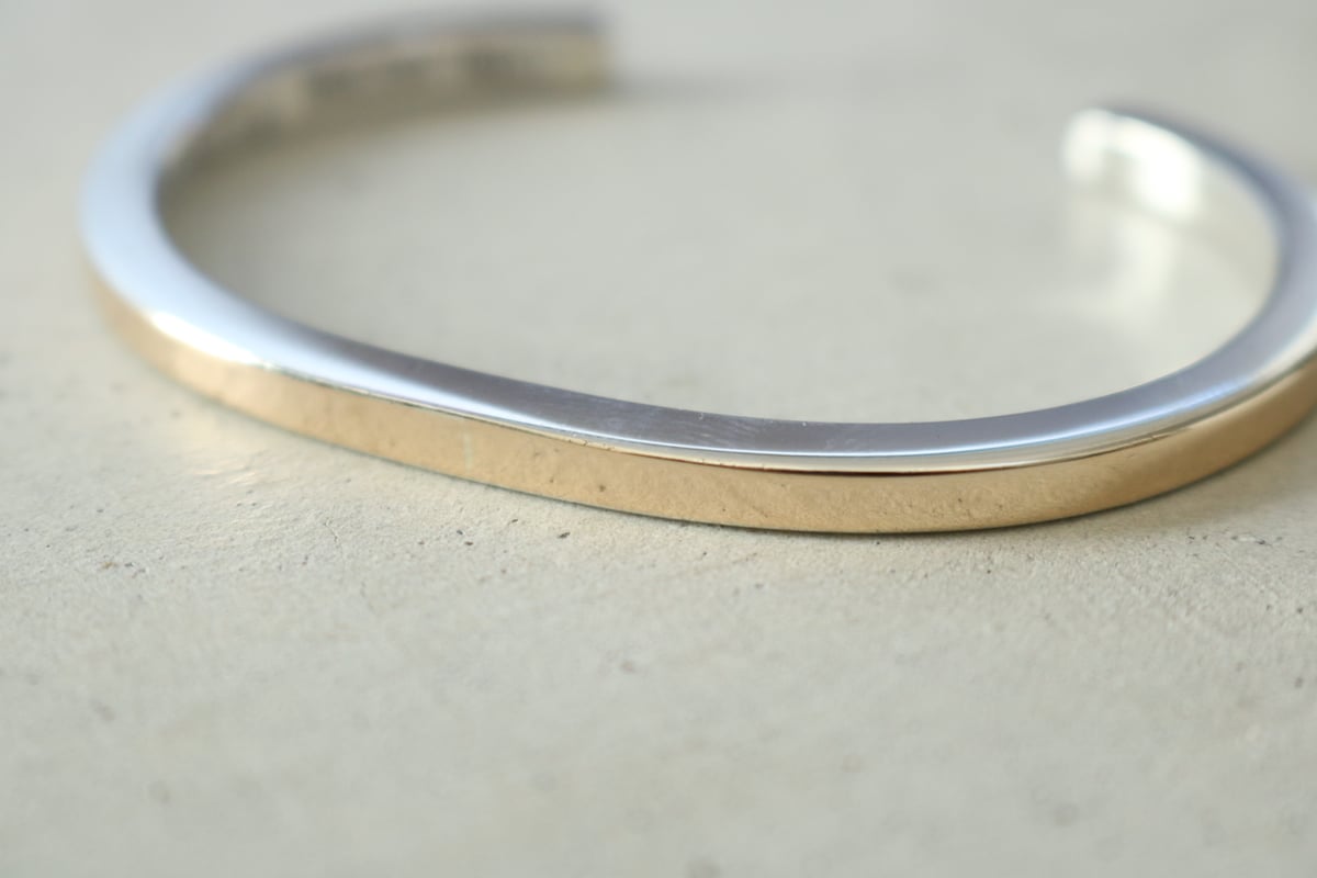 UNISEX / ナバホ族 Bruce Morgan / #6SQ プレーン(14K) プレー UNISEX / ナバホ族 Bruce Morgan / #6SQ プレーン(14K) プレー