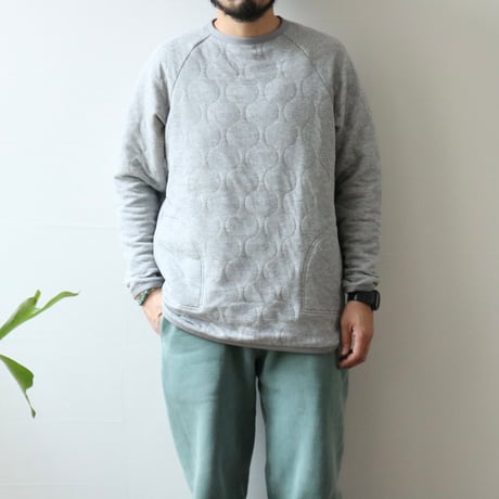 UNISEX / SPINNER BAIT / ラグランクルーネック ミリタリーキルト / 1022MK