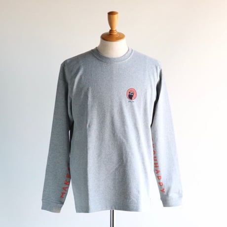 modem design / MAKES YOU HAPPY OJISAN L/S TEE