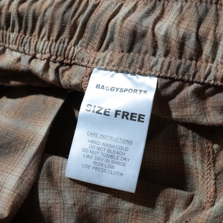 UNISEX / BAGGY SPORTS / BAGGY CHECK SHORTS / BA-005