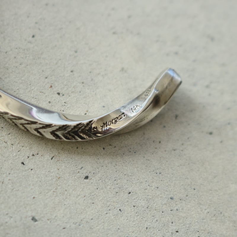 ブルースモーガン　バングル　SLV925 あ様専用 ブルースモーガン バングル slv925+14k ▷ ブルースモーガン