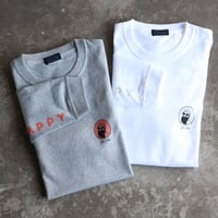 modem design / MAKES YOU HAPPY OJISAN L/S TEE