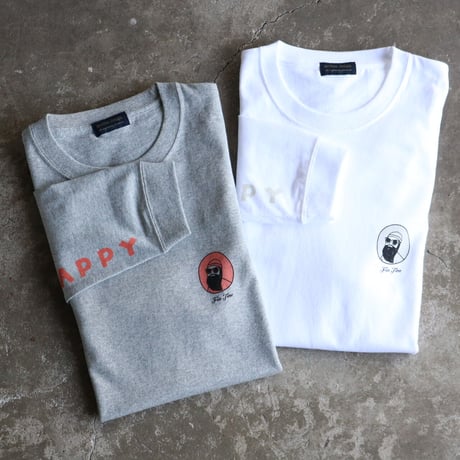 modem design / MAKES YOU HAPPY OJISAN L/S TEE