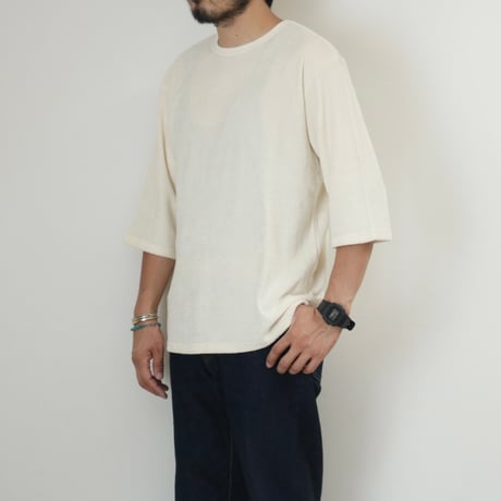 UNISEX / SPINNER BAIT / インド超長綿パイル五分袖 / 1141CP